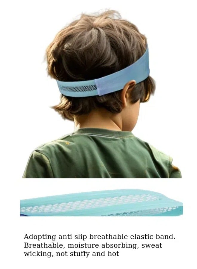 سريع الجافة تنفس الطفل الرياضية حزام الشعر ، في الهواء الطلق تشغيل حزام الرأس ، امتصاص العرق الجبين حماية حزام الشعر ، ومناسبة للأطفال الذين تتراوح أعمارهم بين 4-10 ( 42-68cm محيط الرأس ) . - Image 4