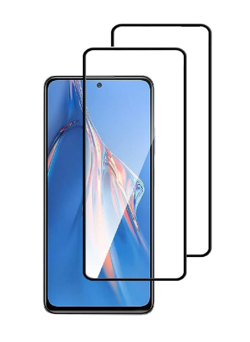 Super 2 Pieces Tempered Glass Screen Protector 5D Designed For Xiaomi Redmi Note 11E Pro Full Glue Edge to Edge Full Screen Coverage And Bubble Free - Image 1