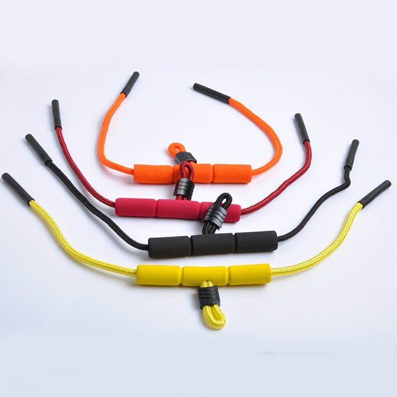 2pcs Eyeglass Holder Eyewear Retainer Universal Eyeglasses Lanyard Cord (Yellow) - Image 1