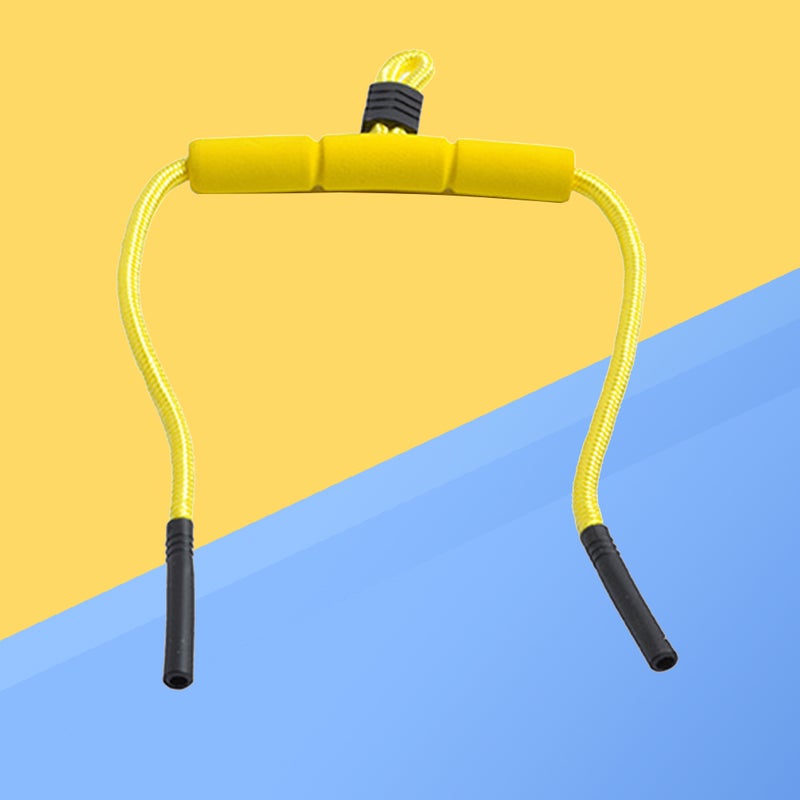 2pcs Eyeglass Holder Eyewear Retainer Universal Eyeglasses Lanyard Cord (Yellow) - Image 2