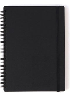MUJI High Quality Paper Wired Black A5 Lined Notebook  - Image 1