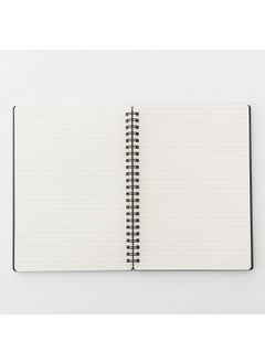 MUJI High Quality Paper Wired Black A5 Lined Notebook  - Image 2