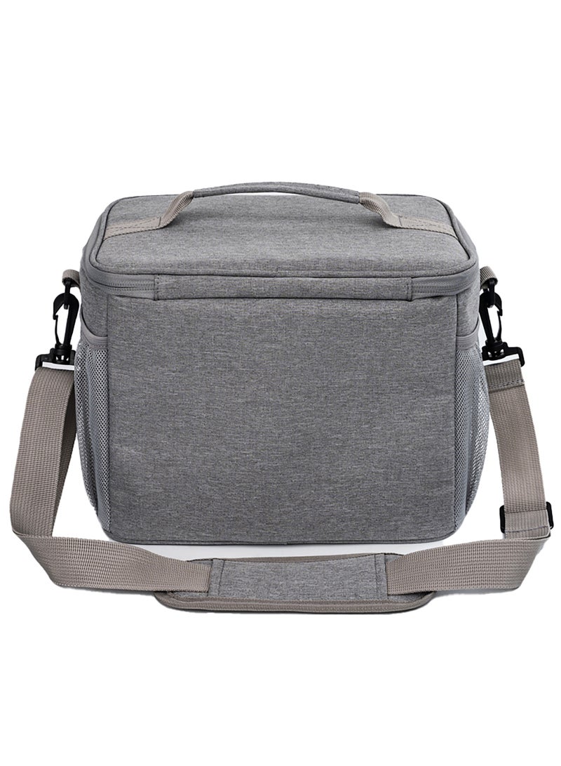 بيج ديزاين حقيبة معزولة بتصميم كلاب من Biggdesign حرارية، صندوق غداء مبرد، حقائب غداء معزولة مقاومة للماء والتسرب للرجال والنساء، حقائب تبريد للنزهات، صناديق غداء للكبار، سعة 10 لتر، لون تركوازي. - Image 2