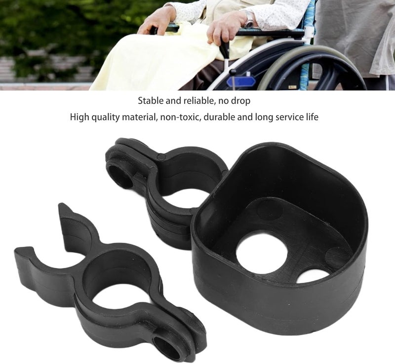 cheekyglo Walking Stick Holder, Walking Stick Rack, Walking Device Walking Stick Holder for Wheelchair Durable Cane Holder for Walker, Wheelchair, Scooters, Cane Accessories, Walker Accessories - Image 3