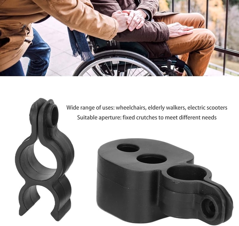cheekyglo Walking Stick Holder, Walking Stick Rack, Walking Device Walking Stick Holder for Wheelchair Durable Cane Holder for Walker, Wheelchair, Scooters, Cane Accessories, Walker Accessories - Image 4
