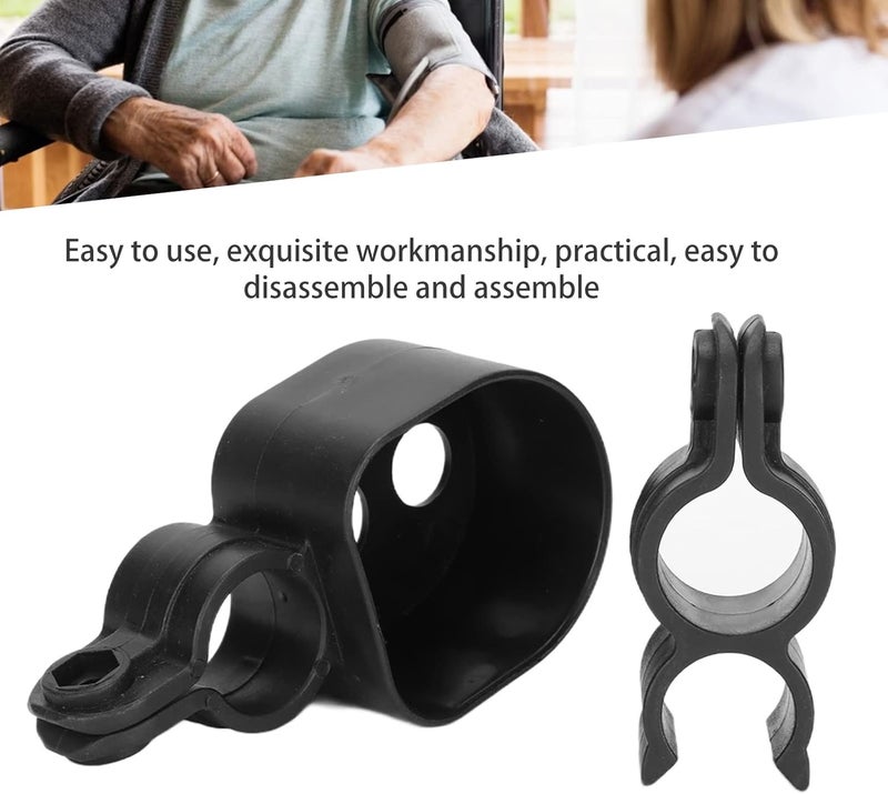 cheekyglo Walking Stick Holder, Walking Stick Rack, Walking Device Walking Stick Holder for Wheelchair Durable Cane Holder for Walker, Wheelchair, Scooters, Cane Accessories, Walker Accessories - Image 2