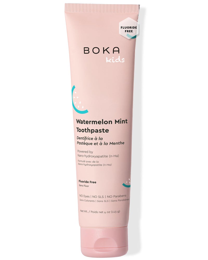 Boka Fluoride Free Toothpaste Nano Hydroxyapatite Toothpaste - Watermelon Mint Flavor, 4 oz 1Pk US Manufactured - Image 1