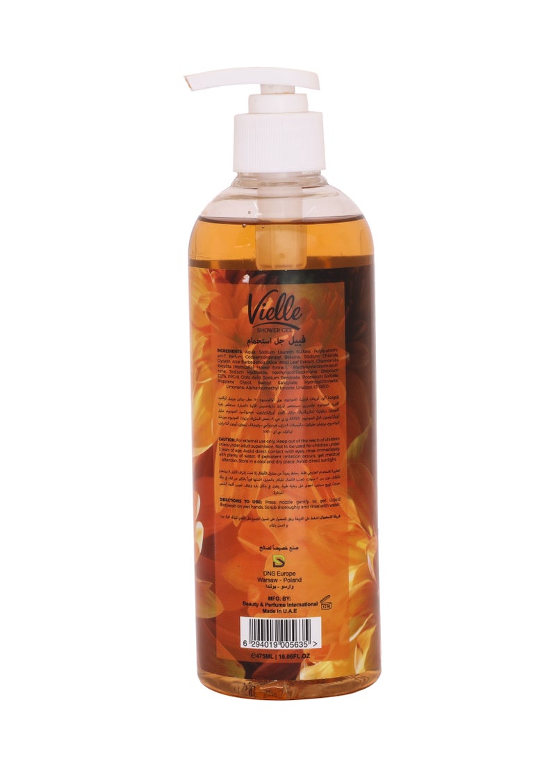 Vielle - Shower Gel Amber 475ml - Image 1