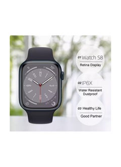 Smart Watch S8 Dial Size 45mm Sport Band Bluetooth Version White - pzsku/Z3377B239F9FCECD05650Z/45/_/1710473651/fb2c966a-8f27-410e-8f39-8329b0b8599b