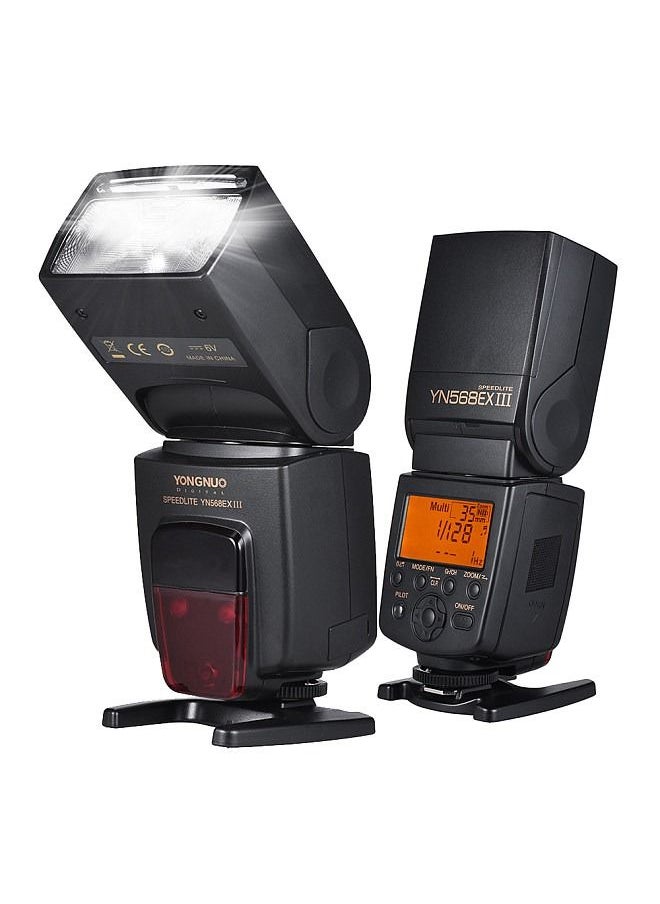 Generic - YONGNUO YN568EX III Wireless TTL Slave Flash Speedlite GN58 1/8000s HSS Supports USB Firmware Upgrade for Nikon DSLR Camera - Image 1