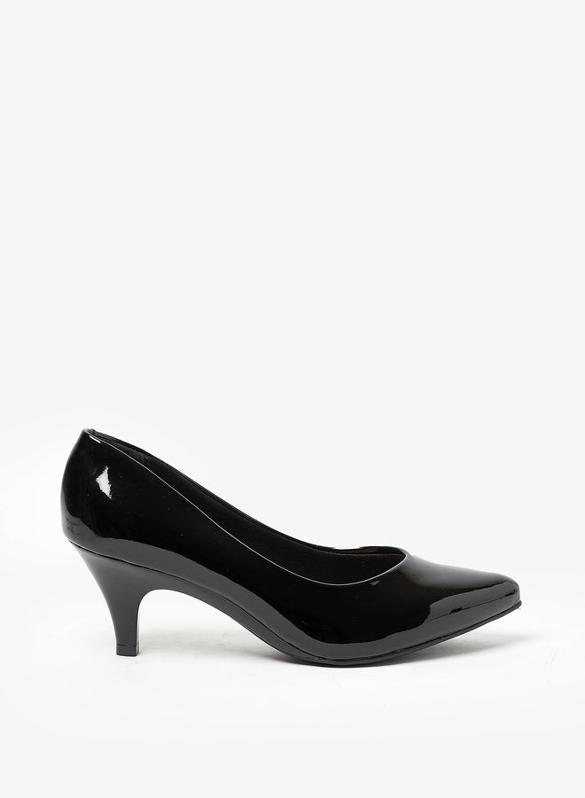 Beira Rio Faux Leather Low Heel Pointed Toe Shoes - Image 4