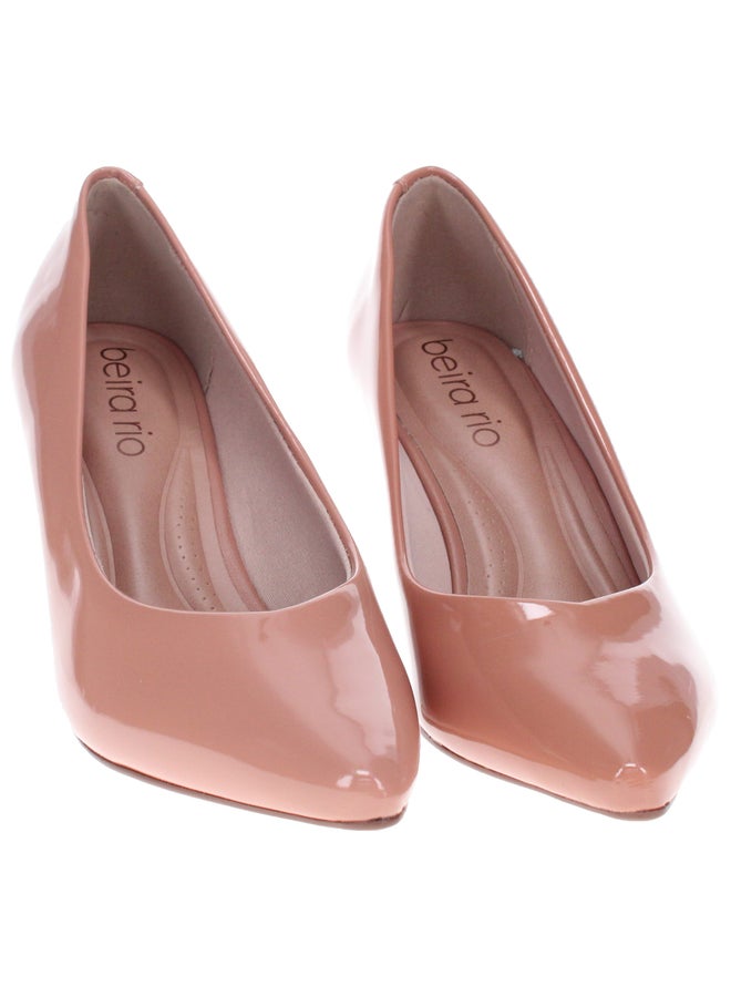 Beira Rio Faux Leather Low Heel Pointed Toe Shoes - Image 2