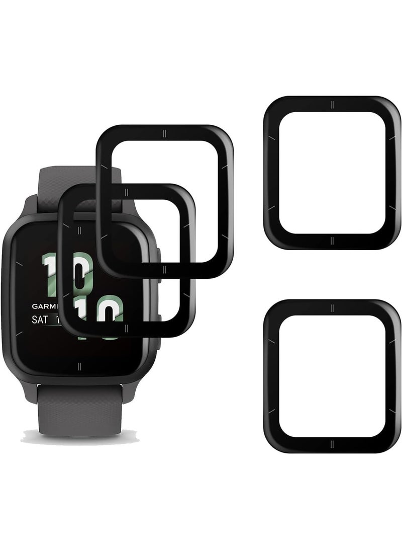 SOLARAE Screen Protector for Garmin Venu Sq 2 GPS Smartwatch, 4 Pack Invisible Ultra HD Clear Film Anti Scratch Skin Guard - Smooth/Self-Healing/Bubble, Compatible with Garmin Venu Sq 2 Watch - Image 1