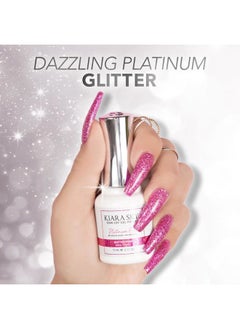 KIARA SKY Platinum FX Reflective Gel Polish 0.5 fl oz, Deep Sea  - Image 2
