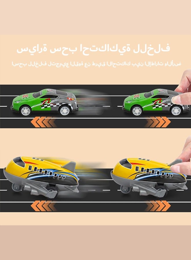ملقط مجموعة 30 سيارة وطائرة بسحب للخلف - ألعاب تعليمية متينة غير قابلة للكسر مع صندوق تخزين، هدايا للأطفال 3+ سنوات - Image 5