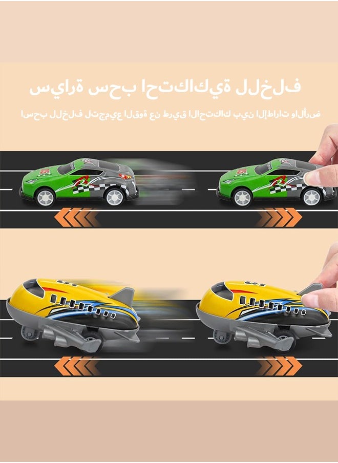 tangs - 30 Pcs Pull Back Toy Cars Airplanes with Storage Box, Alloy Mini Race Push and Pull Back Cars Planes Vehicles Toys for Kids, Party Favors Toy Cars Suitable for 3+ Years Old Kids Boys Girls Gift - Image 1