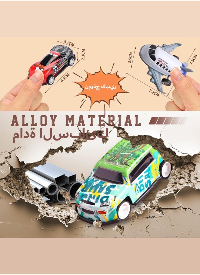 tangs - 30 Pcs Pull Back Toy Cars Airplanes with Storage Box, Alloy Mini Race Push and Pull Back Cars Planes Vehicles Toys for Kids, Party Favors Toy Cars Suitable for 3+ Years Old Kids Boys Girls Gift - Image 1
