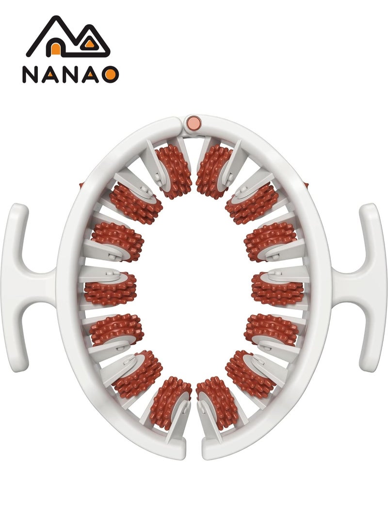 NANAO Cellulite Massager, Manual Muscle Massager Roller Ring Multi-functional Detachable Leg Beautifier for Leg, Neck, Arm and Buttocks  - Image 1