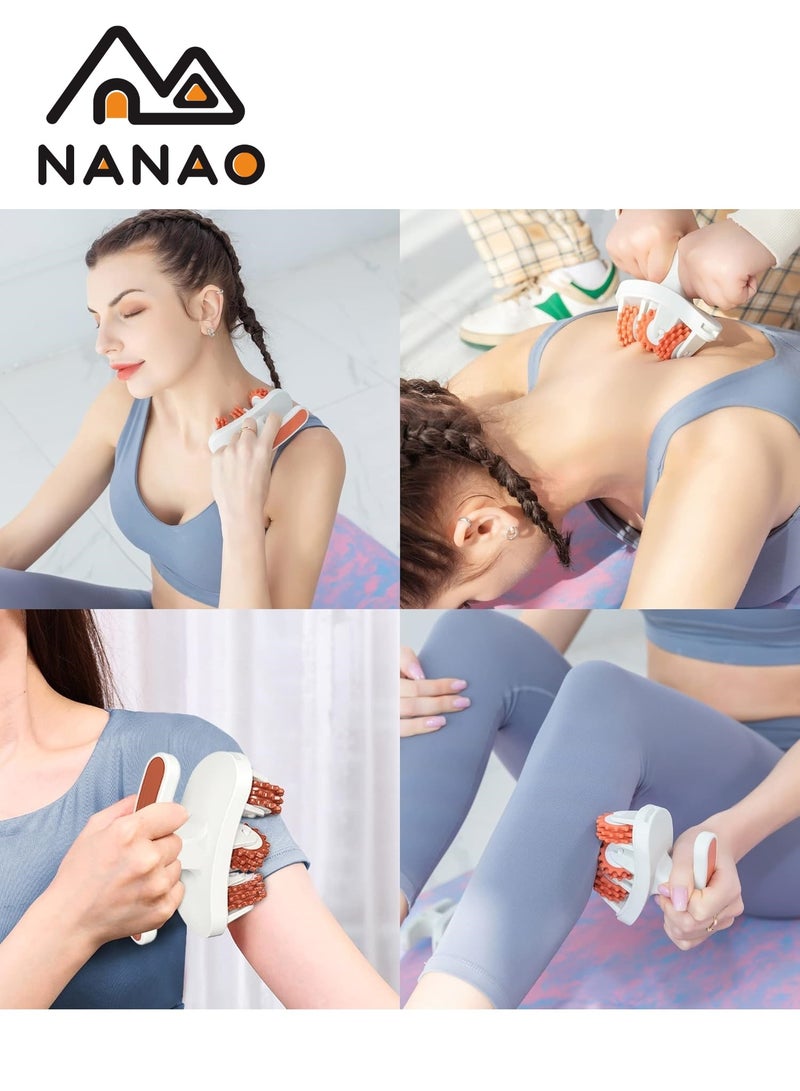 NANAO Cellulite Massager, Manual Muscle Massager Roller Ring Multi-functional Detachable Leg Beautifier for Leg, Neck, Arm and Buttocks  - Image 2