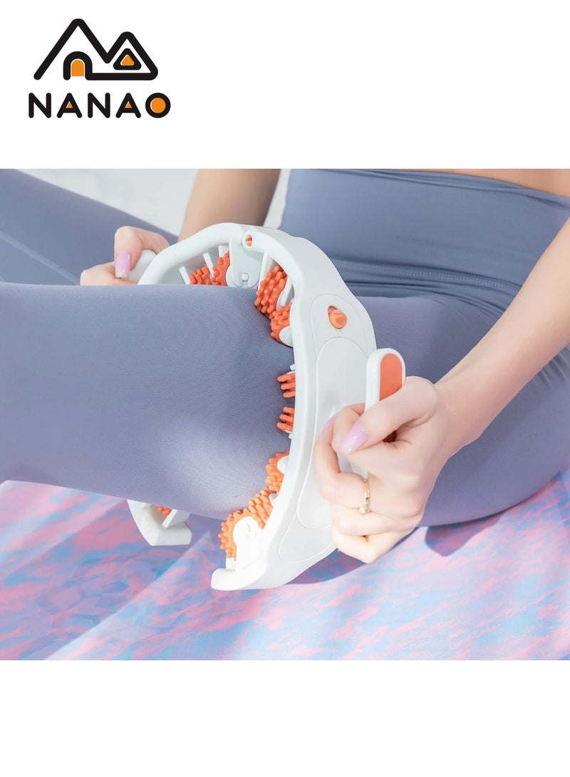 NANAO Cellulite Massager, Manual Muscle Massager Roller Ring Multi-functional Detachable Leg Beautifier for Leg, Neck, Arm and Buttocks  - Image 3