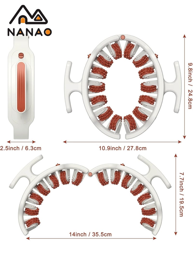 NANAO Cellulite Massager, Manual Muscle Massager Roller Ring Multi-functional Detachable Leg Beautifier for Leg, Neck, Arm and Buttocks  - Image 4