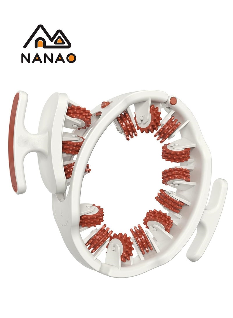 NANAO Cellulite Massager, Manual Muscle Massager Roller Ring Multi-functional Detachable Leg Beautifier for Leg, Neck, Arm and Buttocks  - Image 5