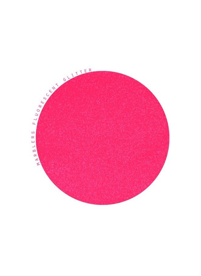 MARBLERS Cosmetic Grade Fine Neon Glitter [Fluorescent Pink] 0.18oz (5g) | Fine | Non-Toxic | Vegan | Cruelty-Free | Eyeshadow, Nail Polish, Nail Art | Festival, Rave & Party Makeup | Body & Face  - Image 2