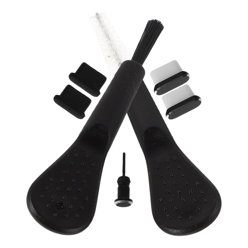 2 Sets Cell Phone Dust Plug Kit Usb C Dust Plug Covers Usb Brush Charging Port Cleaner Speaker Covers For Phone Port - Image 5