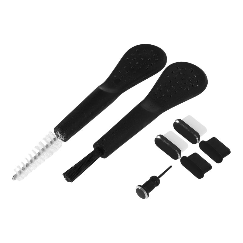 2 Sets Cell Phone Dust Plug Kit Usb C Dust Plug Covers Usb Brush Charging Port Cleaner Speaker Covers For Phone Port - Image 4