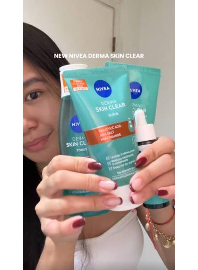 نيفيا مقشر نيفيا ديرما سكين كلير (Nivea Derma Skin Clear) المضاد للشوائب، سعة 150 مل - Image 3