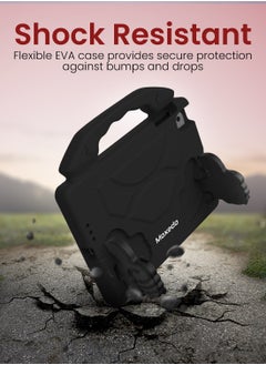 Moxedo Moxedo Shockproof Protective Case Cover Lightweight Convertible Handle Kickstand for Kids Compatible for iPad Mini 1/2/3/4/5 - Black  - Image 4