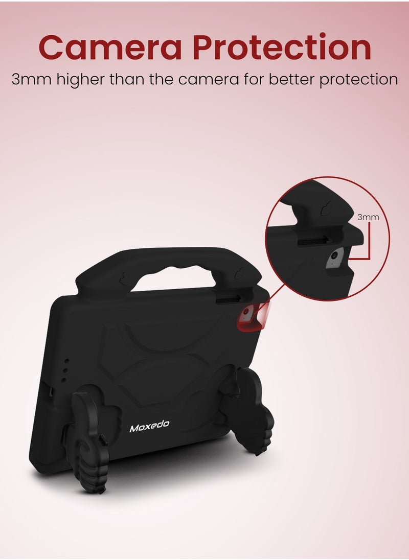 Moxedo Moxedo Shockproof Protective Case Cover Lightweight Convertible Handle Kickstand for Kids Compatible for iPad Mini 1/2/3/4/5 - Black  - Image 2