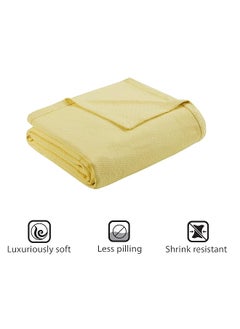 Liquid Cotton Luxury Blanket Premium Soft Cozy 100 Percent Ring Spun Cotton For Bed Couch Or Sofa Full Queen Yellow - pzsku/Z33783FB82055B450F2F3Z/45/_/1741446540/a9902601-2983-44e3-93a7-df002f10068c