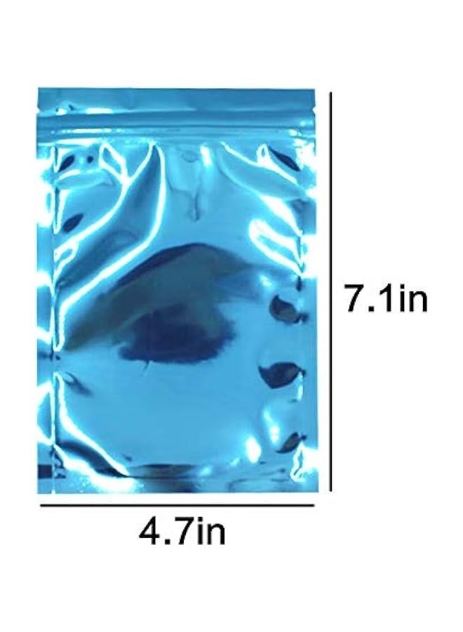 Generic Packaging Bags Smell Proof Snacks 100 Pcs 5 x 7 Clear Plastic Zip lock Bag Foil bag Resealable Pouch for Party Favor Food Storage  - Image 3