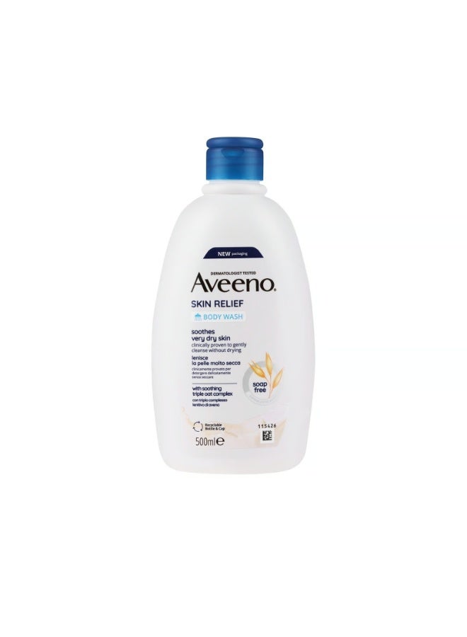 Aveeno Skin Relief Moisturizing Body Wash 500ml - Image 1