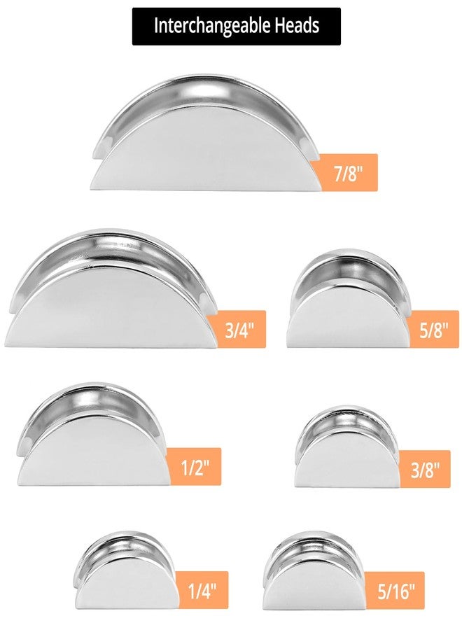 QWORK Tubing Bender Kit for HVAC & Refrigeration Systems - Bends 1/4 to 7/8 Inch Soft Copper & Aluminum Tube - Image 5