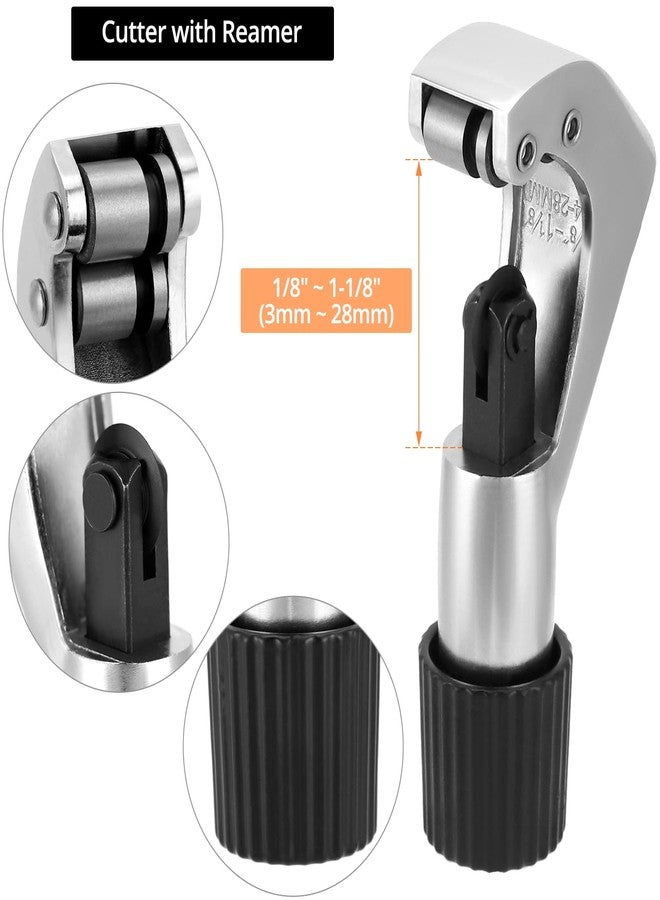 QWORK Tubing Bender Kit for HVAC & Refrigeration Systems - Bends 1/4 to 7/8 Inch Soft Copper & Aluminum Tube - Image 4