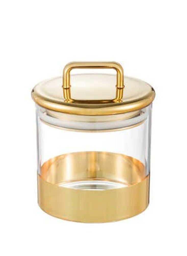 MARS Q Elegant transparent golden storage box (1 piece) Exquisite craftsmanship is reflected in its attractive and beautiful appearance.  - Image 5