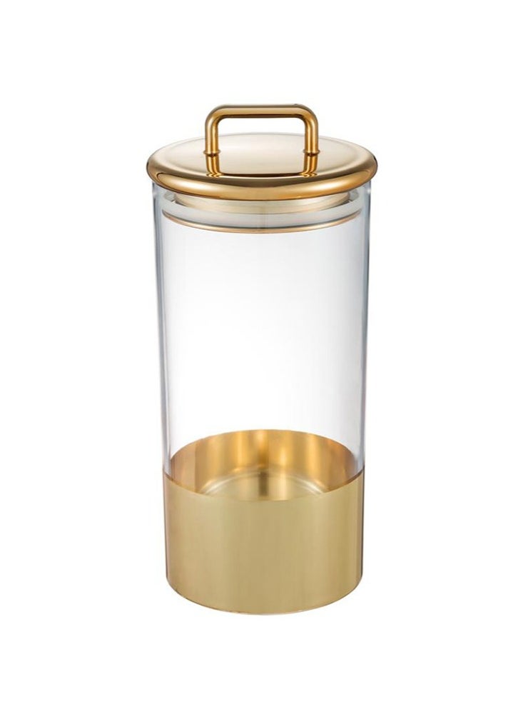 MARS Q Elegant transparent golden storage box (1 piece) Exquisite craftsmanship is reflected in its attractive and beautiful appearance.  - Image 3