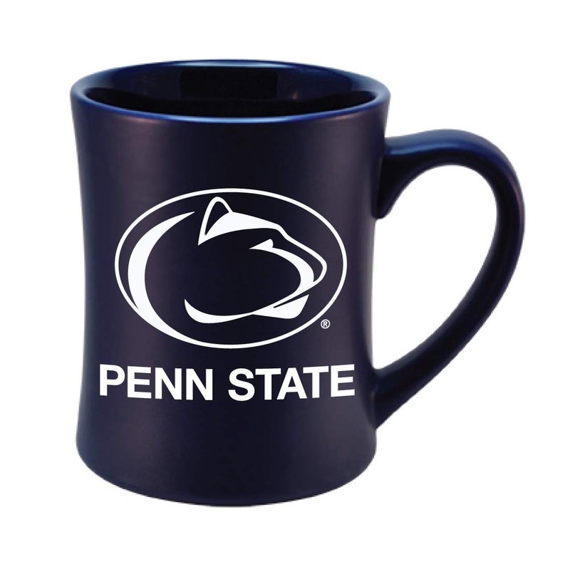RFSJ Penn State Nittany Lions Ceramic Coffee Mug  Official Team Logo on Both Sides  Sculpted Design with Matching Interior  Individually Boxed  Set of One 16 oz