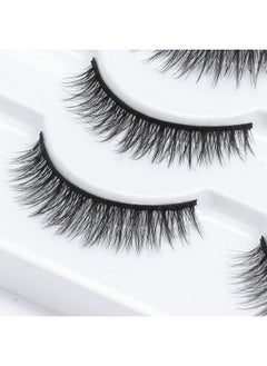 SONAFEEL SONAFEEL False Lashes Natural Look Eye Lashes Pack Short Natural Eyelashes Wispy Strip Lashes Small Crisscross Daily Fake Eyelashes Reusable Faux 3d Mink Lashes Pestañas Postizas Naturales  - Image 5