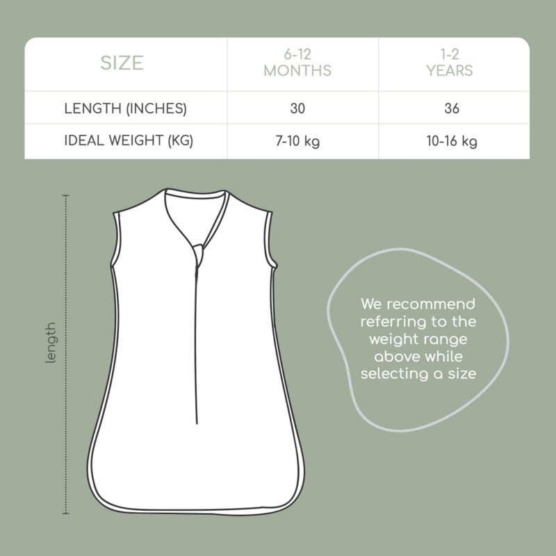 Cocoon Care Knitted Bamboo Muslin Sleeping Bag for Babies, Granite (1-2 Years) - Image 5