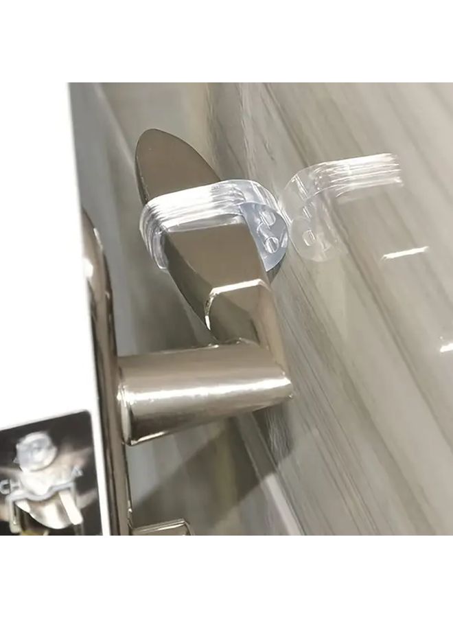 7PCS Transparent O Type Anti Collision Door Stops For Bathroom And Commercial Use - Image 2