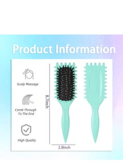 Generic 2024 Newest Bounce Curl Brush,Bounce Curl Defining Brush,Curl Defining Brush,Hair Brush Styling Brush,Shaping and Defining Curls for Women Girls (Color : Green)  - Image 5