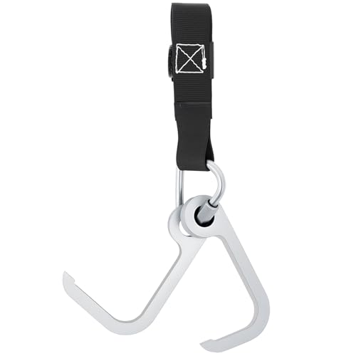 Otoolling Manhole Hook Tool Portable Versatile Hook for Lifting Manhole Covers Storm Drains Septic Tank Risers Steel Tool for Lifting Pulling and Removing Covers Easy to StoreShort Long - Image 1