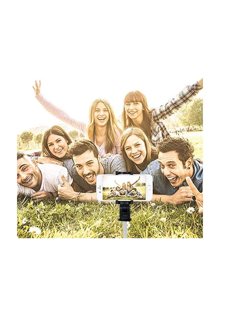 Generic - Extendable tripod for selfie stick with Bluetooth remote control, compatible with Samsung Galaxy S7/S7 Plus/S8/S8 Plus/S9/S9 Plus, iOS and Android devices, mobile/phone X/8/8 Plus. - Image 1