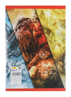 Generic stapled (square) notebook 28 sheets 22.5 * 16 - Multicolour  - Image 2