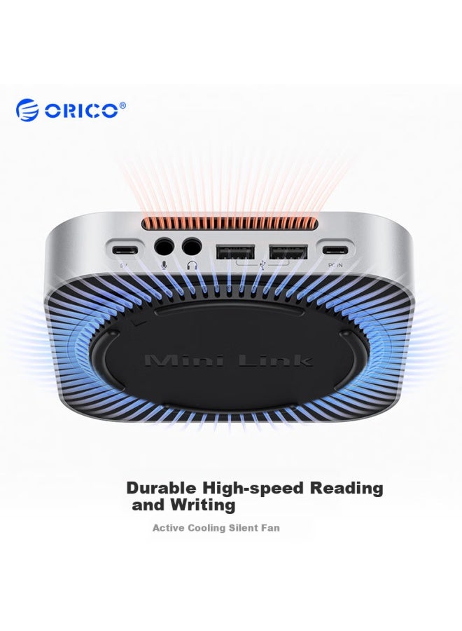 Orico 1tb Portable Ssd Compatible With Mac Mini M4 Expansion Dock, Minimate External Hard Drive Storage Cooling Stand M4se - Image 2