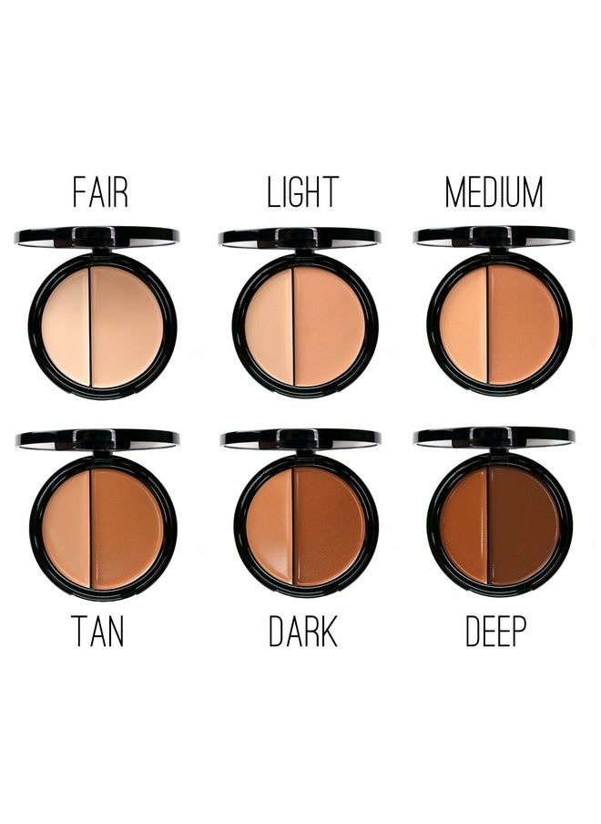 EVE PEARL - Hd Dual Foundation Full Coverage Long Lasting Everyday Make Up Non Greasy Lightweight Texture Vitamin E Skincare (Fair) - Image 1