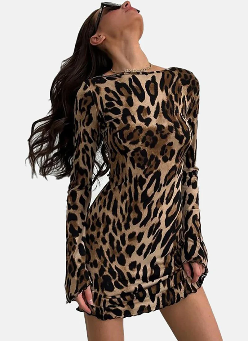 YUNIQEE Animal A-Line Dress